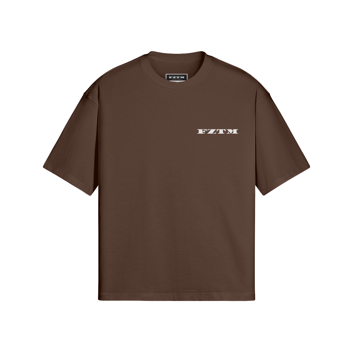 OVERSIZED DARK BROWN T-SHIRT