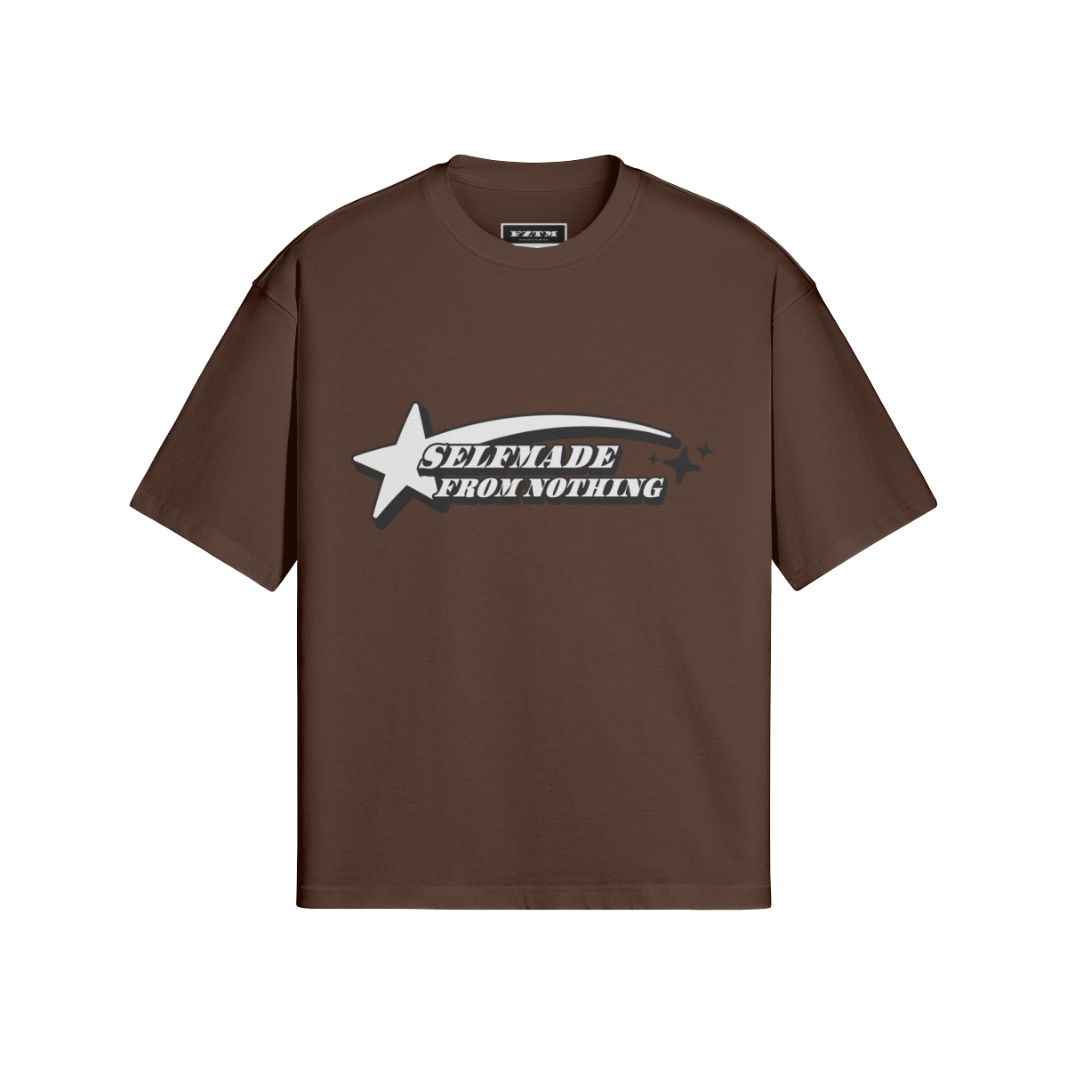 SMFN DARK BROWN T-SHIRT
